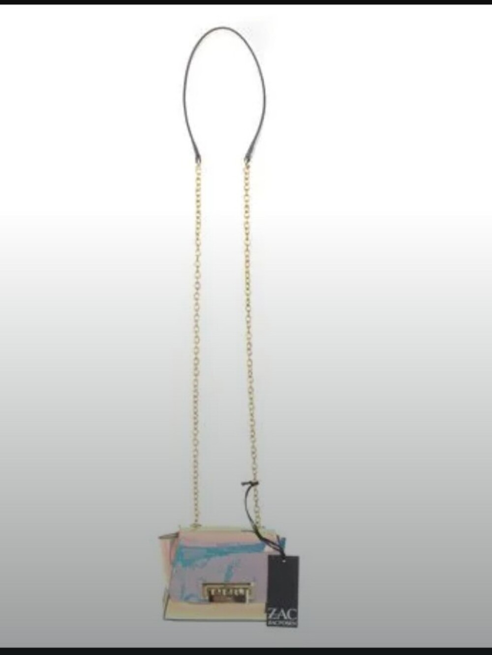 Zac Posen- Eartha Mini Chain Crossbody Bag (Iridescent 🤍) - Picture 2 of 7